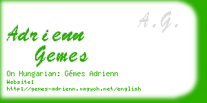 adrienn gemes business card